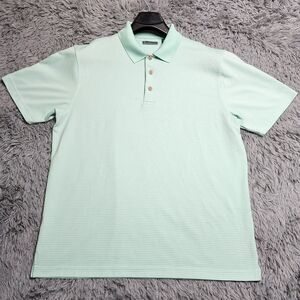 Cubavera Polo Shirt Mens Size XL Pineapple Embroidery Golf Casual Summer‎ Teal